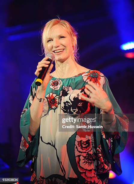 Jo Whiley hosts Mencap's Little Noise Sessions at the Union Chapel on November 18, 2009 in London, England.