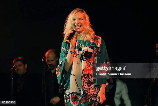 Jo Whiley hosts Mencap's Little Noise Sessions at the Union Chapel on November 18, 2009 in London, England.