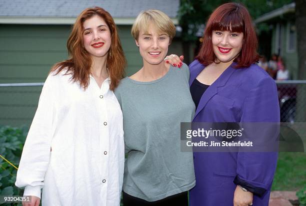 Wilson Phillips Wendy Wilson, Chynna Phillips and Carnie Wilson pose for a portrait in Minneapolis, Minnesota on August 24, 1990.