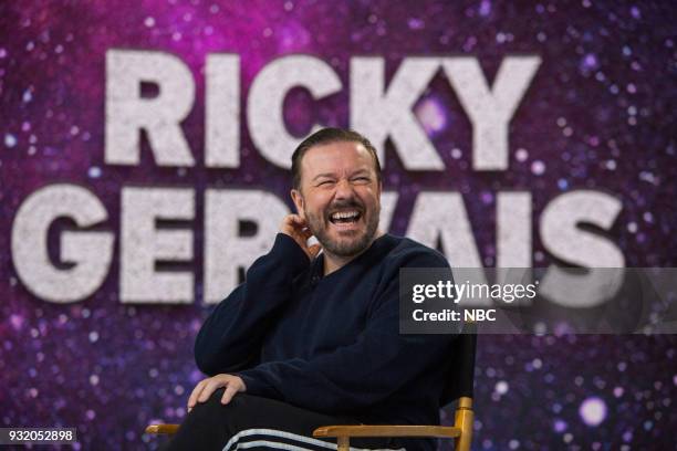 Ricky Gervais on Wednesday, March 14, 2018 --