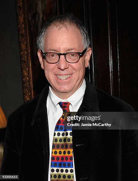 James Schamus,CEO of Focus Features attends the NAC's medal of honor for film award presentation at The National Arts Club on November 18, 2009 in...