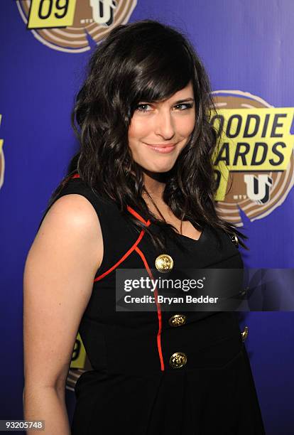 Carly Henderson attends the 2009 mtvU Woodie Awards at Roseland Ballroom on November 18, 2009 in New York City.