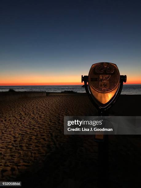 sunset beach in cape may, nj - delaware bay stock pictures, royalty-free photos & images