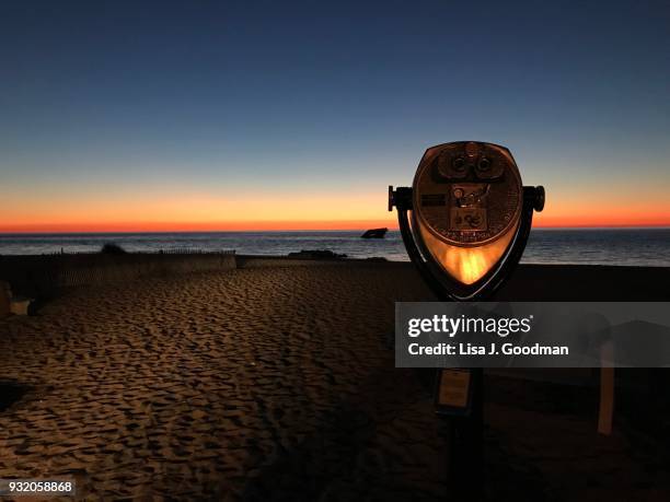 sunset beach in cape may, nj - delaware bay stock pictures, royalty-free photos & images