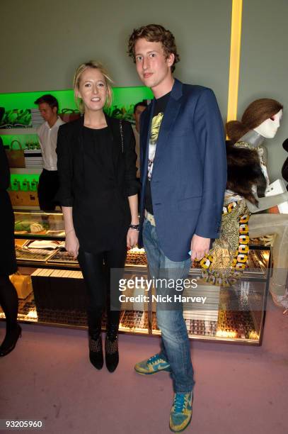 Sophia Hesketh and Freddie Hesketh attend party to celebrate launch of new Prada book on November 18, 2009 in London, England.