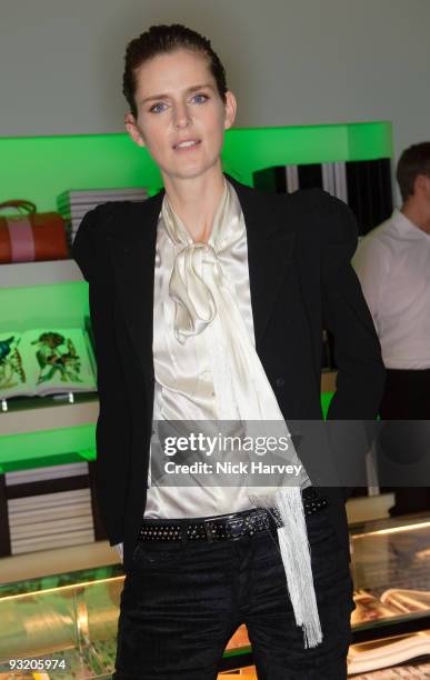 Stella Tennant attends party to celebrate launch of new Prada book on November 18, 2009 in London, England.