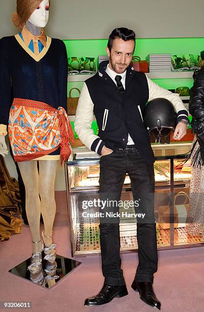 Kinder Aggugini attends party to celebrate launch of new Prada book on November 18, 2009 in London, England.