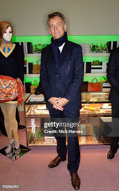 Geoffroy de La Bourdonnaye ceo of Liberty attends party to celebrate launch of new Prada book on November 18, 2009 in London, England.