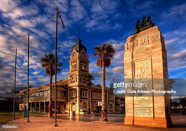 glenelg town hall - adelaide stock pictures, royalty-free photos & images