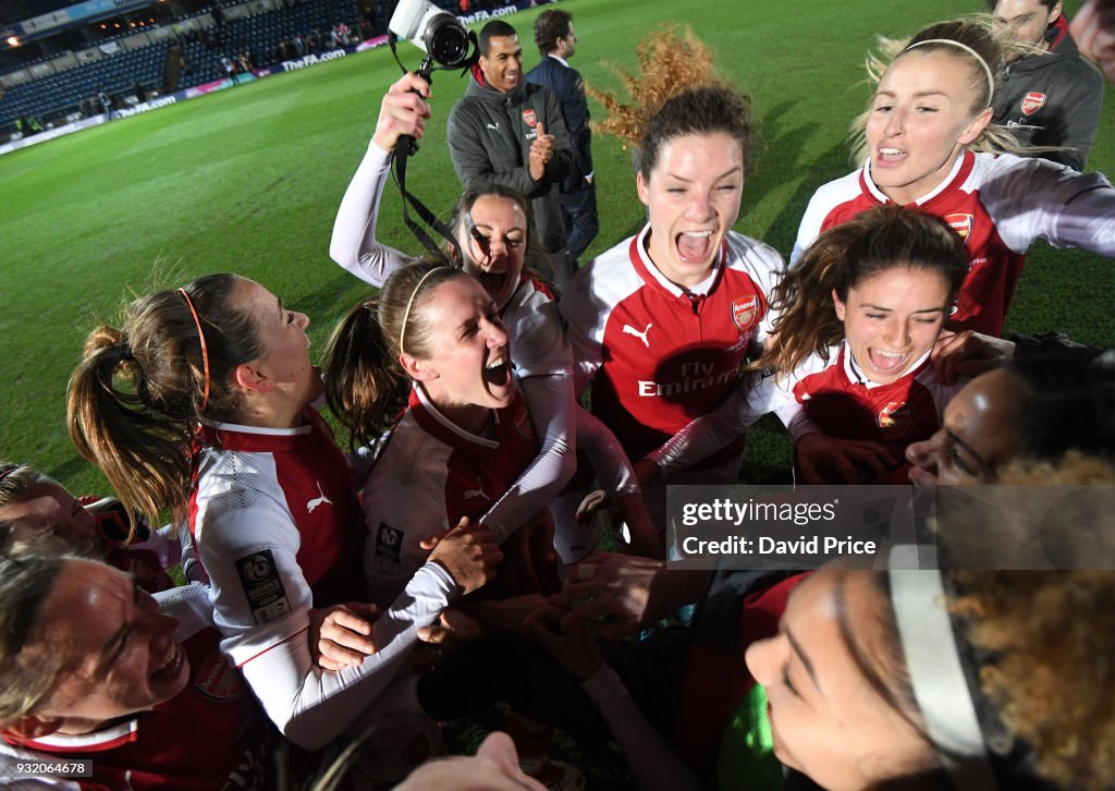 Arsenal Women v Manchester City Ladies: Continental Cup Final