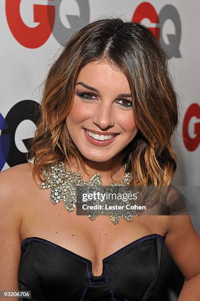 Actress Shenae Grimes arrives at the 14th annual GQ "Men Of The Year" party held at Chateau Marmont on November 18, 2009 in Hollywood, California.