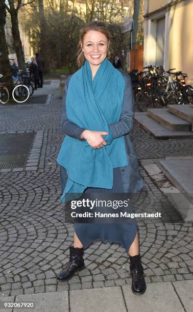 Julia Thurnau during the NdF after work press cocktail at Parkcafe on March 14, 2018 in Munich, Germany.