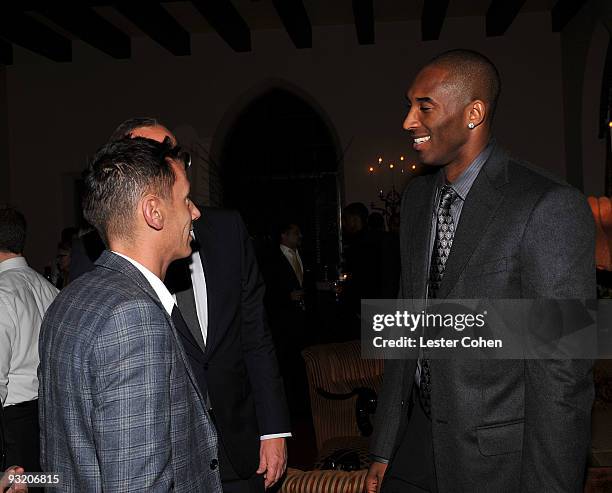 Player Kobe Bryant arrives at the 14th annual GQ "Men Of The Year" party held at Chateau Marmont on November 18, 2009 in Hollywood, California.