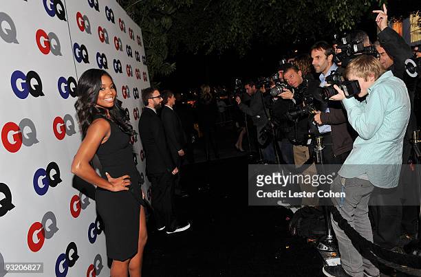 Actress Gabrielle Union arrives at the 14th annual GQ "Men Of The Year" party held at Chateau Marmont on November 18, 2009 in Hollywood, California.