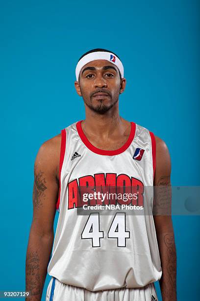 JamesOn Curry of the Springfield Armor poses during media day November 17, 2009 in Springfield, Massachusetts. NOTE TO USER: User expressly...