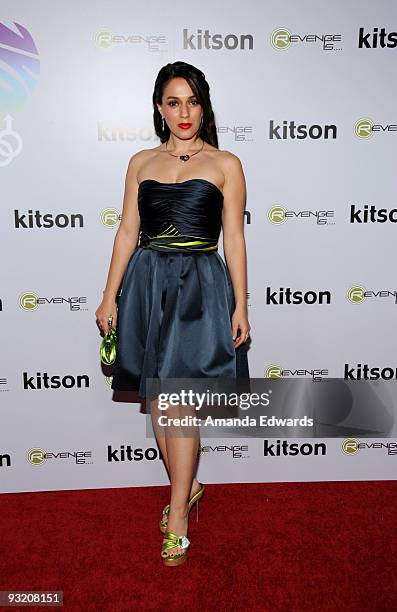 Actress Christina DeRosa arrives at the "All Love Is Equal" launch party at Kitson Melrose on November 18, 2009 in West Hollywood, California.