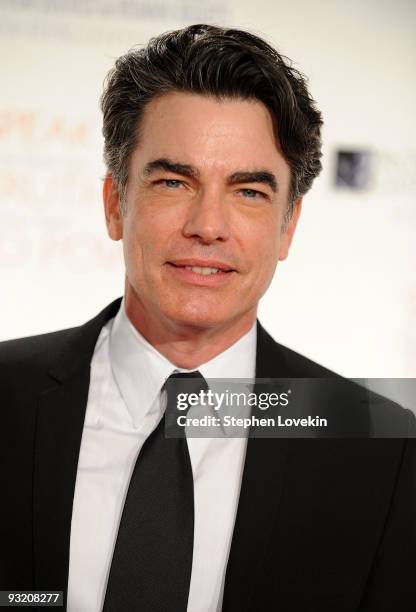 Actor Peter Gallagher attends the RFK Center Ripple of Hope Awards dinner at Pier Sixty at Chelsea Piers on November 18, 2009 in New York City.