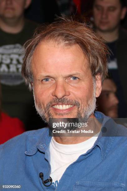 Adventurer and author Erling Kagge during the 'Markus Lanz' TV Show on March 14, 2018 in Hamburg, Germany.