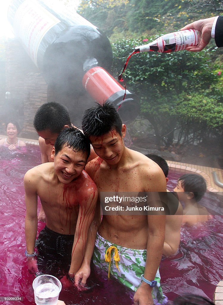 Beaujolais Season Starts At Open Air Wine Spa