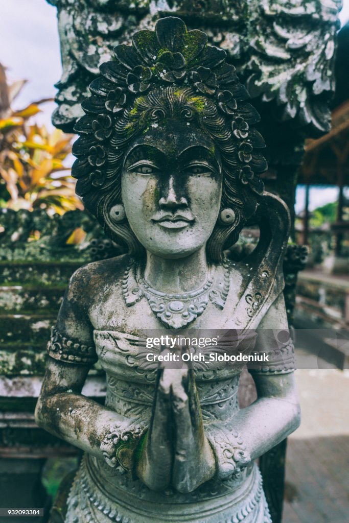 Statue in Balinese temple