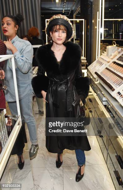 Julia Hobbs attends a party hosted by Tom Ford Beauty and Dazed to celebrate the launch of Tom Ford Extreme at Tom Ford Store Covent Garden on March...