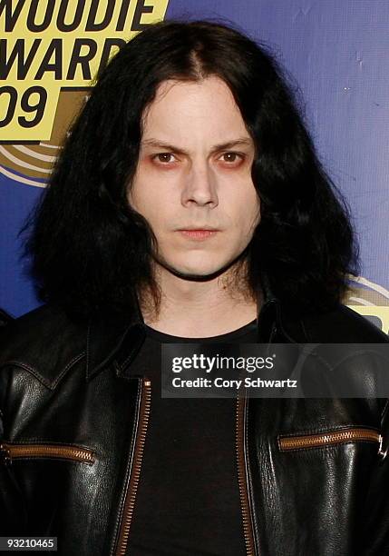 Jack White attends the 2009 mtvU Woodie Awards at the Roseland Ballroom on November 18, 2009 in New York City.