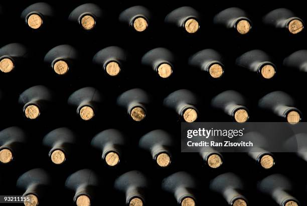 winery - wine rack stock pictures, royalty-free photos & images