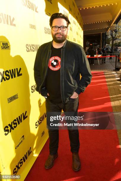 Brett Haley attends the "Hearts Beat Loud" Premiere 2018 SXSW Conference and Festivals at Paramount Theatre on March 14, 2018 in Austin, Texas.