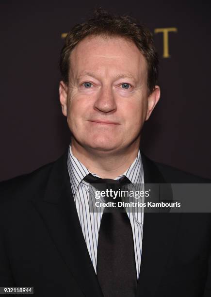 Simon Beaufoy attends the FX Networks' "Trust" New York Screening at Florence Gould Hall on March 14, 2018 in New York City.