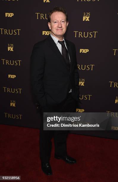 Simon Beaufoy attends the FX Networks' "Trust" New York Screening at Florence Gould Hall on March 14, 2018 in New York City.