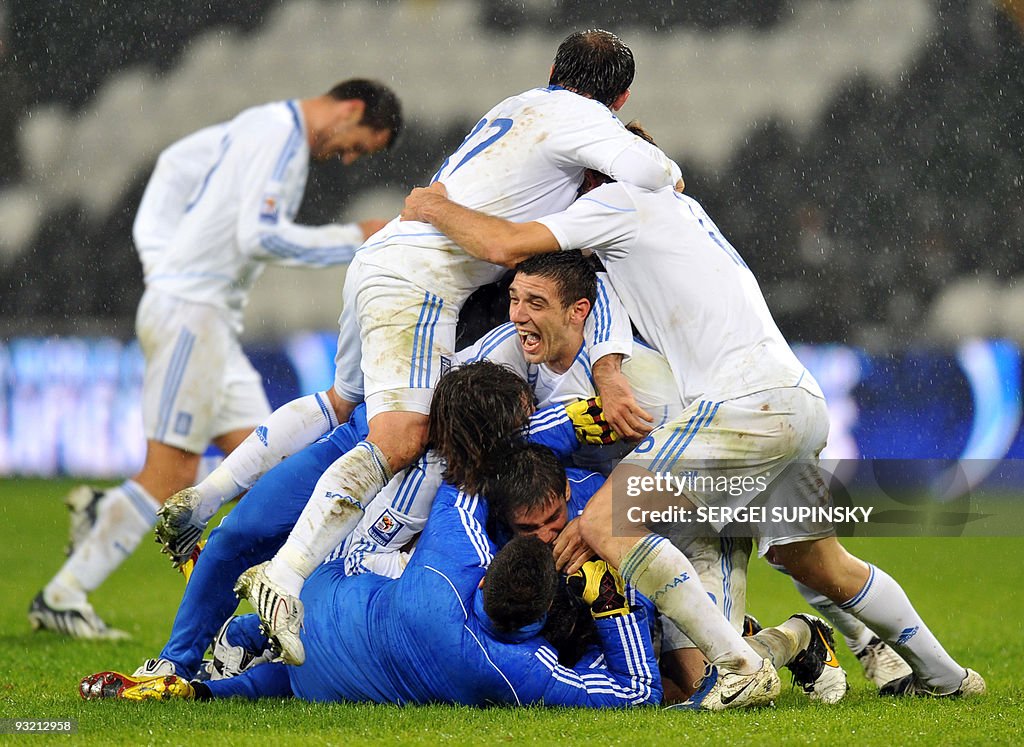 Greek national football team players cel
