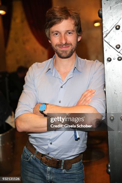 Ben Blaskovic during the NdF after work press cocktail at Parkcafe on March 14, 2018 in Munich, Germany.