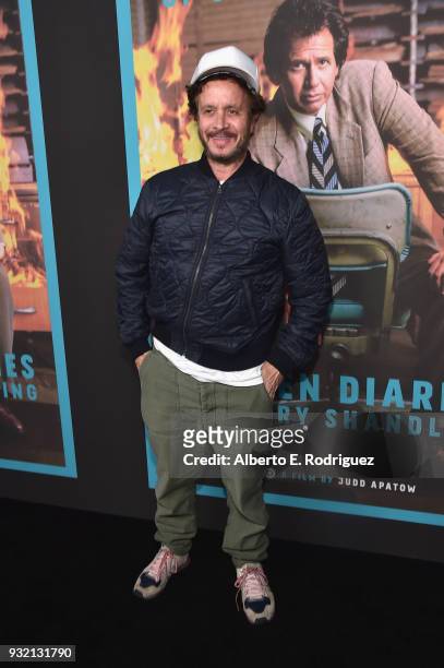 Pauly Shore attends the Screening Of HBO's "The Zen Diaries Of Garry Shandling" at Avalon on March 14, 2018 in Hollywood, California.