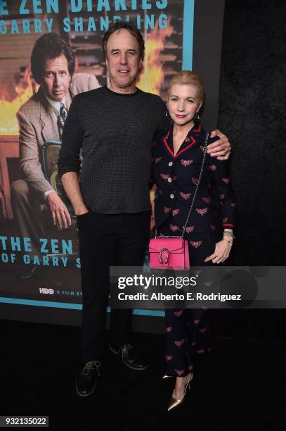 Kevin Nealon and Susan Yeagley attend the Screening Of HBO's "The Zen Diaries Of Garry Shandling" at Avalon on March 14, 2018 in Hollywood,...