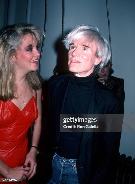 Andy Warhol and Cornelia Guest