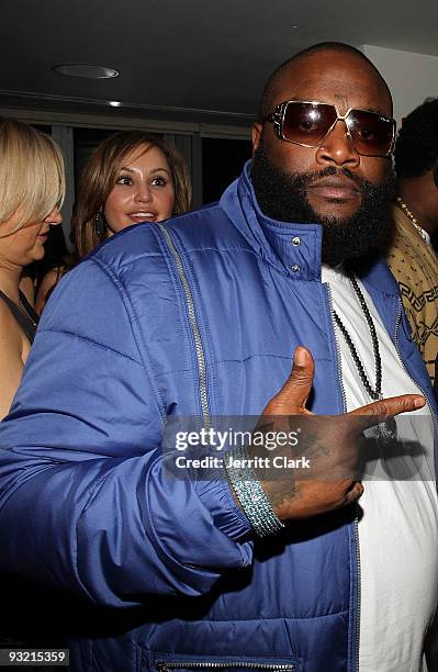 Rick Ross attends Fabolous' birthday party at Rivington Penthouse on November 18, 2009 in New York City.