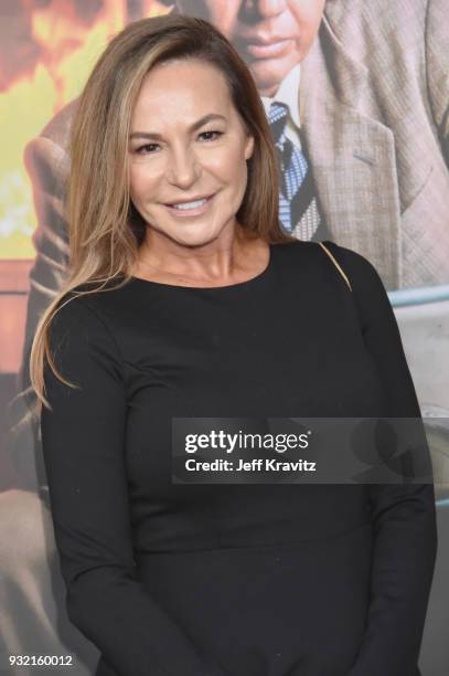 Linda Doucett attends the screening of HBO's "The Zen Dairies of Garry Shandling" at Avalon on March 14, 2018 in Hollywood, California.