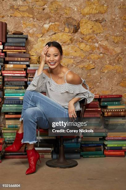 Jamie Chung from the film "1985" poses for a portrait in the Getty Images Portrait Studio Powered by Pizza Hut at the 2018 SXSW Film Festival on...