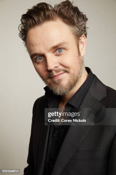 Director Matthew Newton from the film "Who We Are Now" poses for a portrait in the Getty Images Portrait Studio Powered by Pizza Hut at the 2018 SXSW...