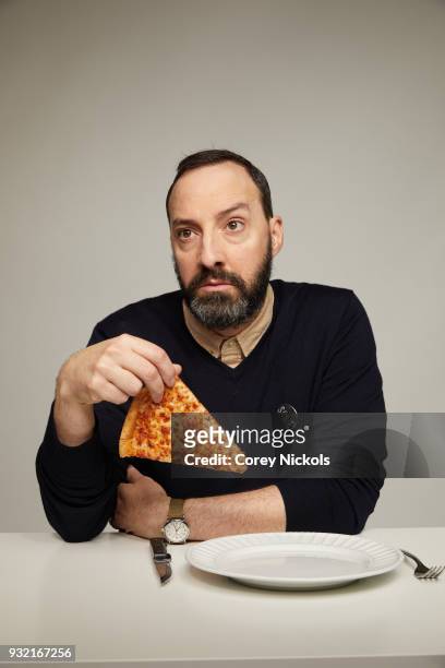Actor Tony Hale from the film "Sadie" poses for a portrait in the Getty Images Portrait Studio Powered by Pizza Hut at the 2018 SXSW Film Festival on...