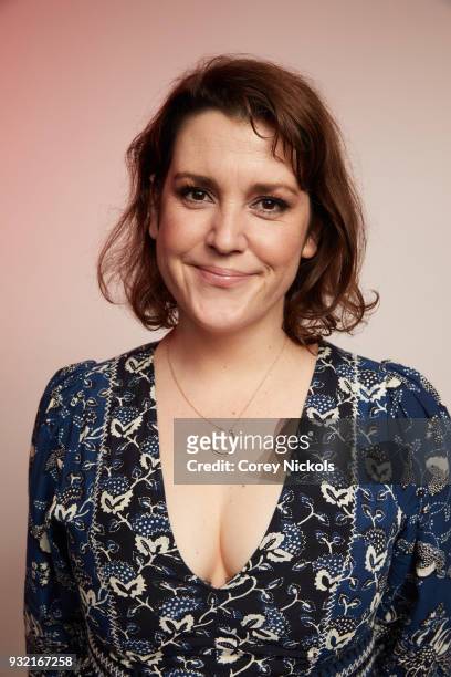 Actor Melanie Lynskey from the film "Sadie" poses for a portrait in the Getty Images Portrait Studio Powered by Pizza Hut at the 2018 SXSW Film...