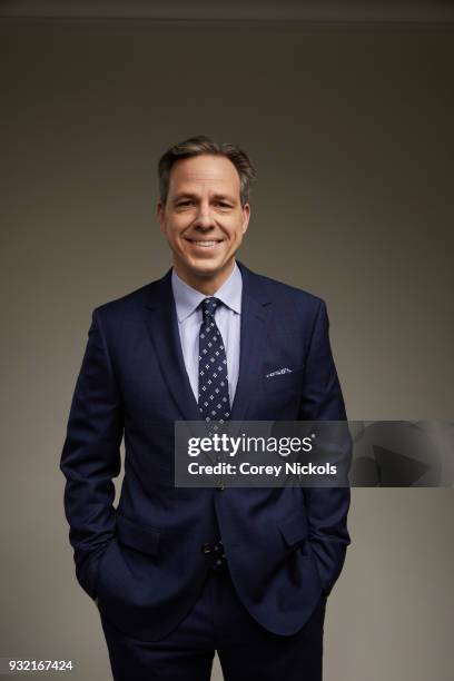Journalist Jake Tapper poses for a portrait in the Getty Images Portrait Studio Powered by Pizza Hut at the 2018 SXSW Film Festival on March 9, 2018...