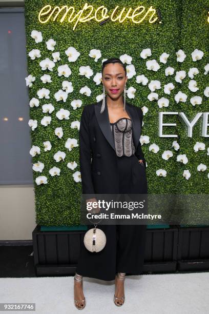 Sonequa Martin-Green attends 'CBS Hosts The EYEspeak Summit' at Pacific Design Center on March 14, 2018 in West Hollywood, California.