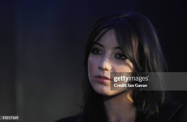 Daisy Lowe attends the 2010 Pirelli Calendar Launch press conference at the Intercontinental Hotel, Park Lane on November 19, 2009 in London, England.