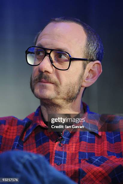 Photographer Terry Richardson attends the 2010 Pirelli Calendar Launch press conference at the Intercontinental Hotel, Park Lane on November 19, 2009...