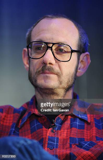 Photographer Terry Richardson attends the 2010 Pirelli Calendar Launch press conference at the Intercontinental Hotel, Park Lane on November 19, 2009...