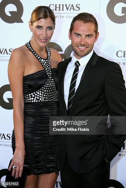 Daniel MacPherson and Kristie Townley arrive for the 2009 GQ Men Of The Year Awards at Sydney University on November 19, 2009 in Sydney, Australia.