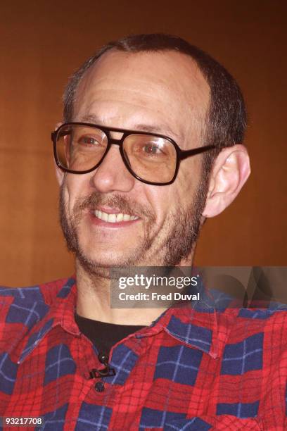 Terry Richardson attends photocall to launch the 2010 Pirelli Calendar on November 19, 2009 in London, England.