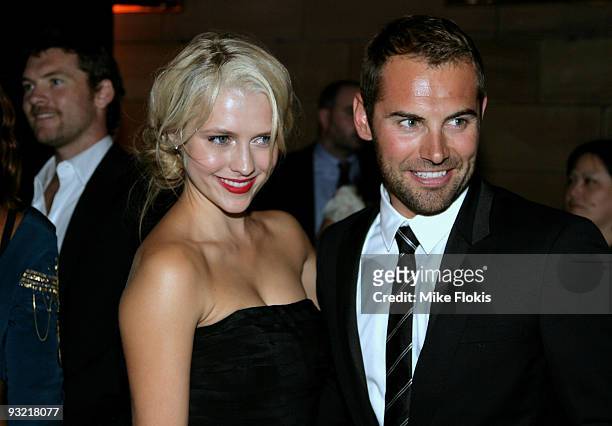 Actors Teressa Palmer and Daniel MacPherson arrive for the 2009 GQ Men Of The Year Awards at Sydney University on November 19, 2009 in Sydney,...