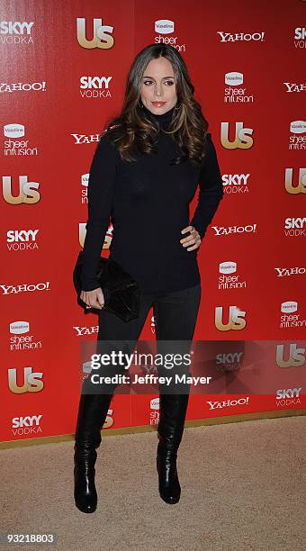 Eliza Dushku arrives at US Weekly's Hot Hollywood 2009 Voyeur on November 18, 2009 in West Hollywood, California.